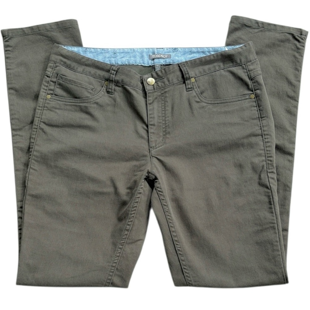 EUC Toad & Co Silvie Skinny Pants Size 12
Dark Khaki